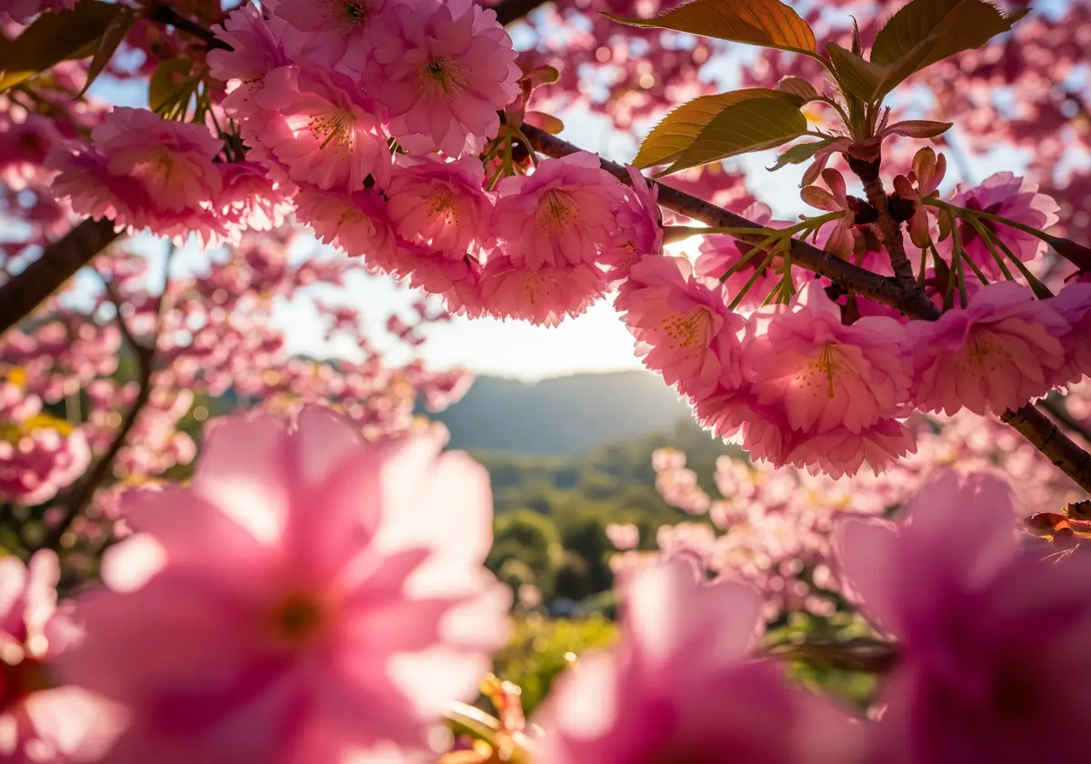 cherry blossoms at Dandenong Ranges Botanic Garden Melbourne in 2025